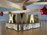 Sommer Gold Halle Westf. Weihnachtsbaum Holz nachhaltige Dekoration und Geschenke Handmade DIY, Sommer Grün GmbH, X-Mas, Beton